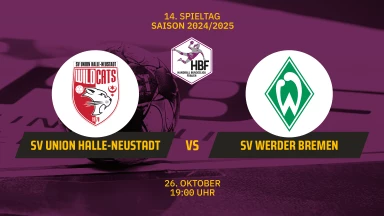 2. HBF: SV Union Halle-Neustadt vs. SV Werder Bremen