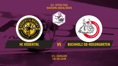 2. HBF: HC Rödertal vs. HL Buchholz 08-Rosengarten