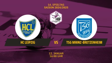 2. HBF: HC Leipzig vs. TSG Mainz-Bretzenheim