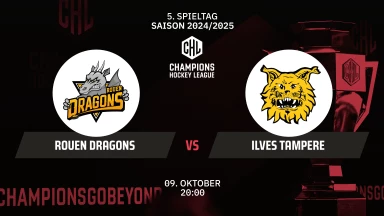 CHL: Rouen Dragons vs. Ilves Tampere - Hauptrunde