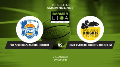 ProA: VfL SparkassenStars Bochum vs. Bozic Estriche Knights Kirchheim