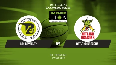 ProA: BBC Bayreuth vs. Artland Dragons