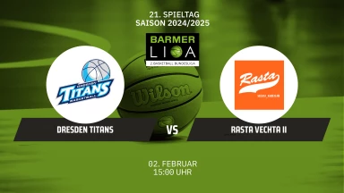 ProA: Dresden Titans vs. RASTA Vechta II