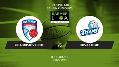 ProA: ART Giants Düsseldorf vs. Dresden Titans
