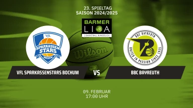 ProA: VfL SparkassenStars Bochum vs. BBC Bayreuth
