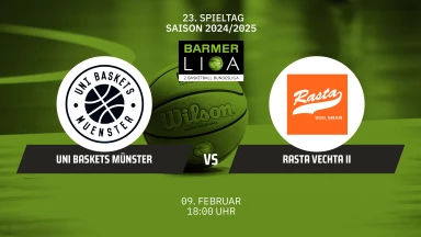 ProA: Uni Baskets Münster vs. RASTA Vechta II