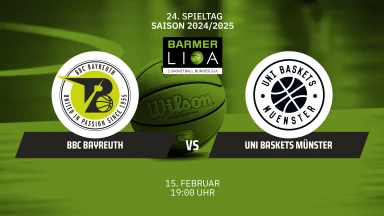 ProA: BBC Bayreuth vs. Uni Baskets Münster