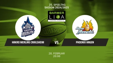 ProA: HAKRO Merlins Crailsheim vs. Phoenix Hagen