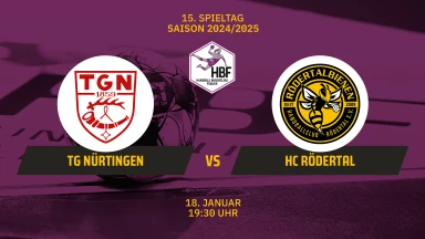 2. HBF: TG Nürtingen vs. HC Rödertal