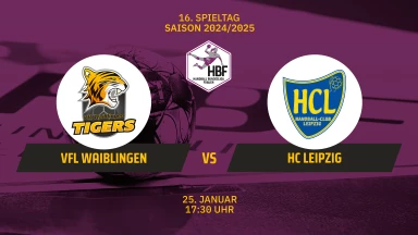 2. HBF: VfL Waiblingen vs. HC Leipzig