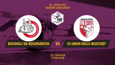 2. HBF: HL Buchholz 08-Rosengarten vs. SV Union Halle-Neustadt