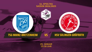 2. HBF: TSG Mainz-Bretzenheim vs. HSV Solingen-Gräfrath 76