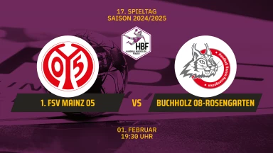 2. HBF: 1. FSV Mainz 05 vs. HL Buchholz 08-Rosengarten