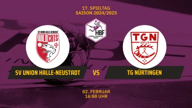2. HBF: SV Union Halle-Neustadt vs. TG Nürtingen