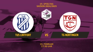 2. HBF: TuS Lintfort vs. TG Nürtingen
