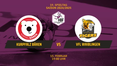 2. HBF: Kurpfalz Bären vs. VfL Waiblingen