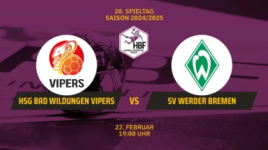 2. HBF: HSG Bad Wildungen Vipers vs. SV Werder Bremen