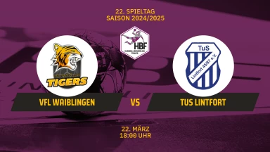 2. HBF: VfL Waiblingen vs. TuS Lintfort