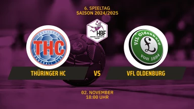 HBF: Thüringer HC vs. VfL Oldenburg