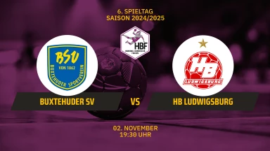 HBF: Buxtehuder SV vs. HB Ludwigsburg