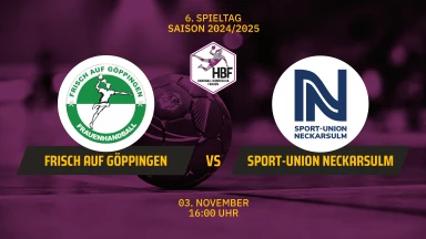 FOR FREE - HBF: FRISCH AUF Göppingen vs. Sport-Union Neckarsulm