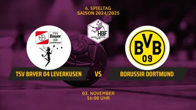 HBF: TSV Bayer 04 Leverkusen vs. Borussia Dortmund