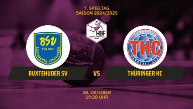 HBF: Buxtehuder SV vs. Thüringer HC