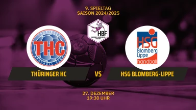 HBF: Thüringer HC vs. HSG Blomberg-Lippe