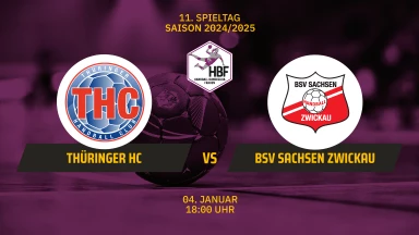 HBF: Thüringer HC vs. BSV Sachsen Zwickau