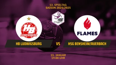 HBF: HB Ludwigsburg vs. HSG Bensheim/Auerbach