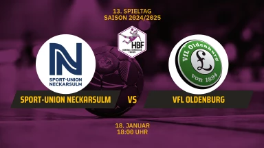 HBF: Sport-Union Neckarsulm vs. VfL Oldenburg