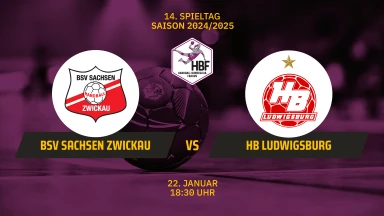 HBF: BSV Sachsen Zwickau vs. HB Ludwigsburg