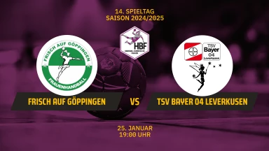 FOR FREE - HBF: FRISCH AUF Göppingen vs. TSV Bayer 04 Leverkusen