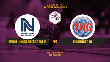 HBF: Sport-Union Neckarsulm vs. Thüringer HC