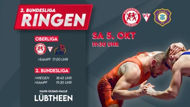 Ringen 2. Bundesliga: RV Lübtheen - FC Aue