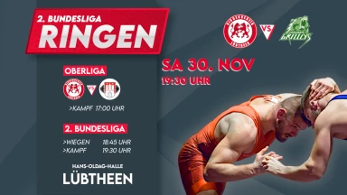 Ringen 2. Bundesliga: RV Lübtheen - SV Nürnberg