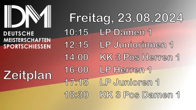 Deutsche Meisterschaft Sportschießen - Tag 1 - 23.08.2024