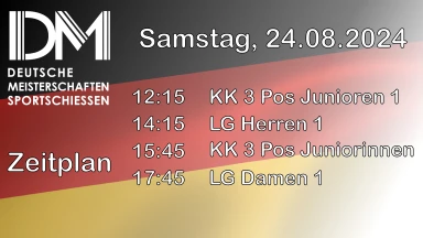 Deutsche Meisterschaft Sportschießen - Tag 2 - 24.08.2024