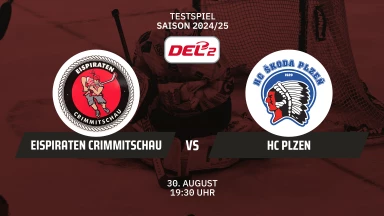 Testspiel DEL2: Eispiraten Crimmitschau vs. HC Plzen