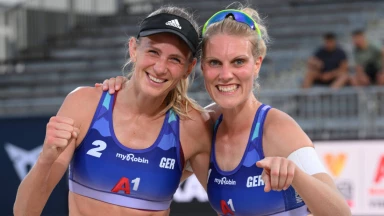 Center Court - Apeldoorn - Schneider/Kozuch (GER) vs. Hladun/Lazarenko (UKR)