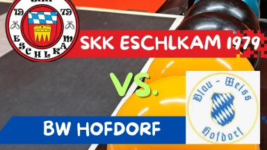 Vorbereitung: SKK Eschlkam vs. BW Hofdorf