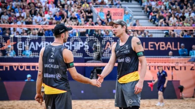 Center Court - Apeldoorn - Ehlers/Wickler (GER) vs. Boermans/de Groot (NED)