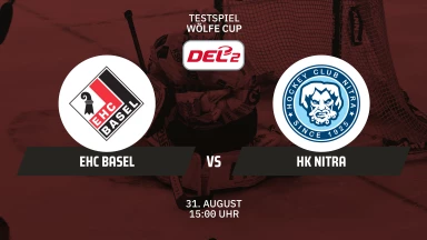 Wölfe Cup - EHC Basel vs. HK Nitra