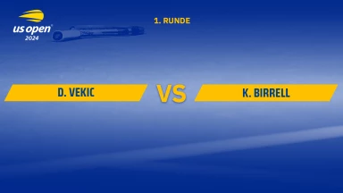 Donna Vekic (CRO) [24] vs. Kimberly Birrell (AUS) - 1. Runde - Court 12