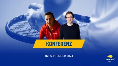 US Open 2024: Die Konferenz mit Mario Harter & Sascha Bajin - Tag 8