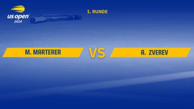 US Open 2024: Maximilian Marterer vs. Alexander Zverev - Runde 1 | HIGHLIGHTS