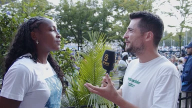 US OPEN 2024: Coco Gauff nach ihrem Erstrundensieg im Interview