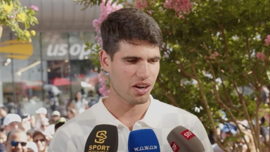 US OPEN 2024: Carlos Alcaraz vor seinem Auftakt-Match im Interview