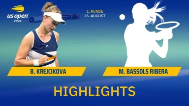 US Open 2024: Barbora Krejcikova vs. Marina Bassols Ribera - Runde 1 | HIGHLIGHTS