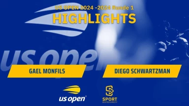 US Open 2024: Gael Monfils vs. Diego Schwartman - Runde 1 | HIGHLIGHTS